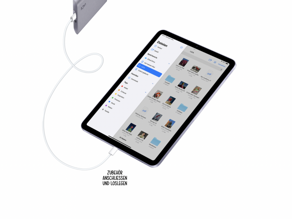 iPad Air USB-C Anschluss