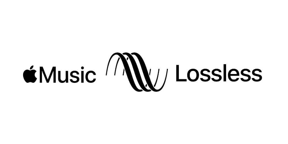Hier sieht man das Logo von Apple Music und von LOSSLESS