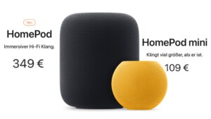 HomePod vs HomePod mini